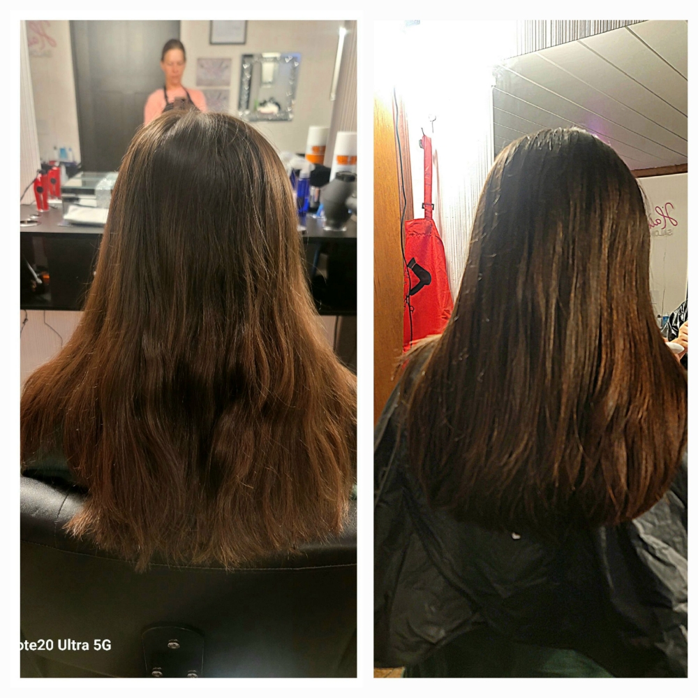 Hair Gloss Treatment w/blow out