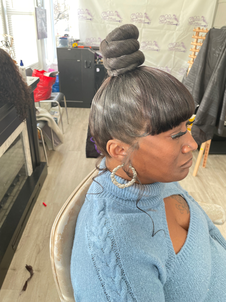 Double Frontal Ponytail
