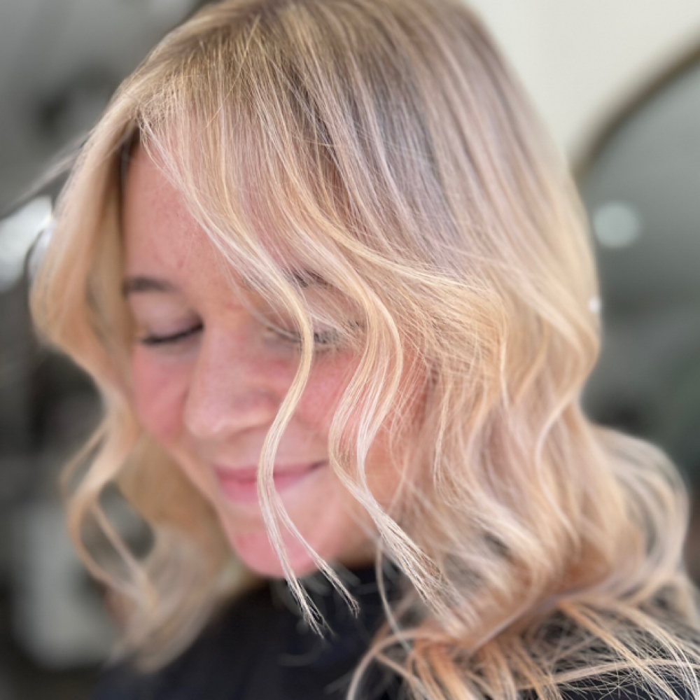 Face Framing Foil at Blended by Hallie in Concord, NH