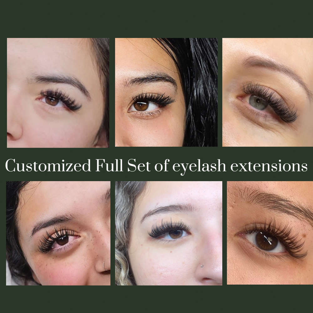 Customized Full Set Of Lashes
