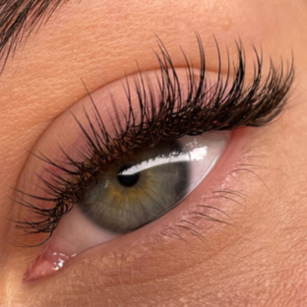 Custom Lash Extention Full Set at Salty Poppy Aesthetics in Monterey, CA