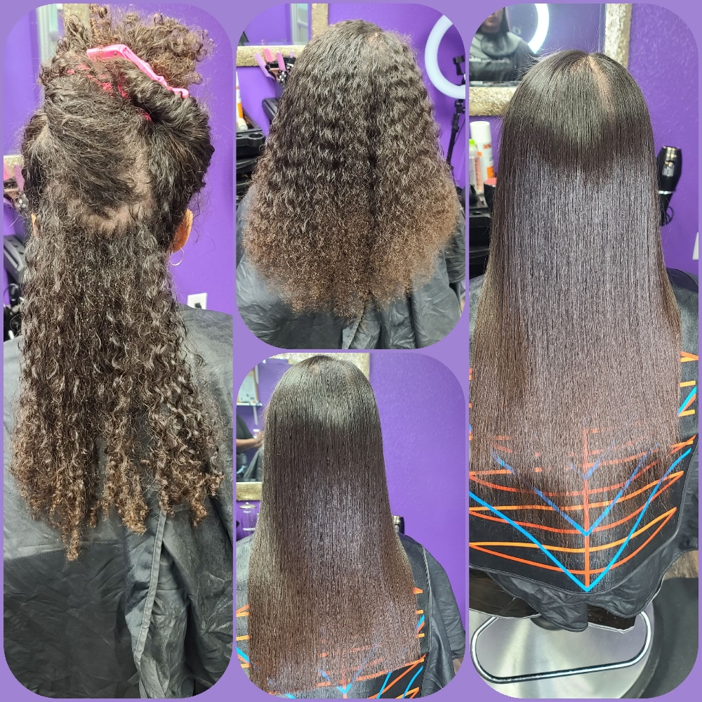 SILK PRESS+OLAPLEX + STEAM + TRIM