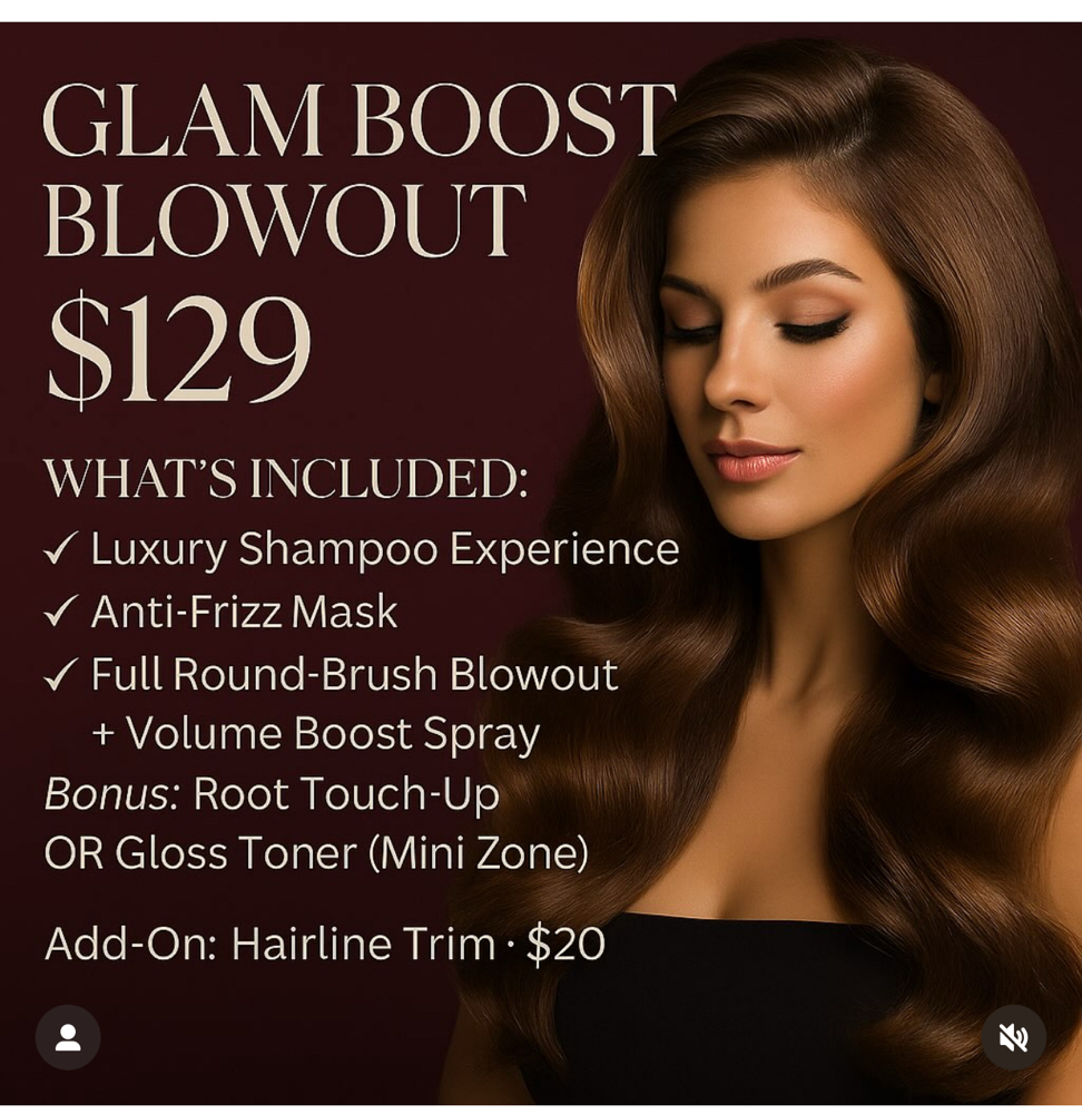 Glam Boost Blowout PROMO