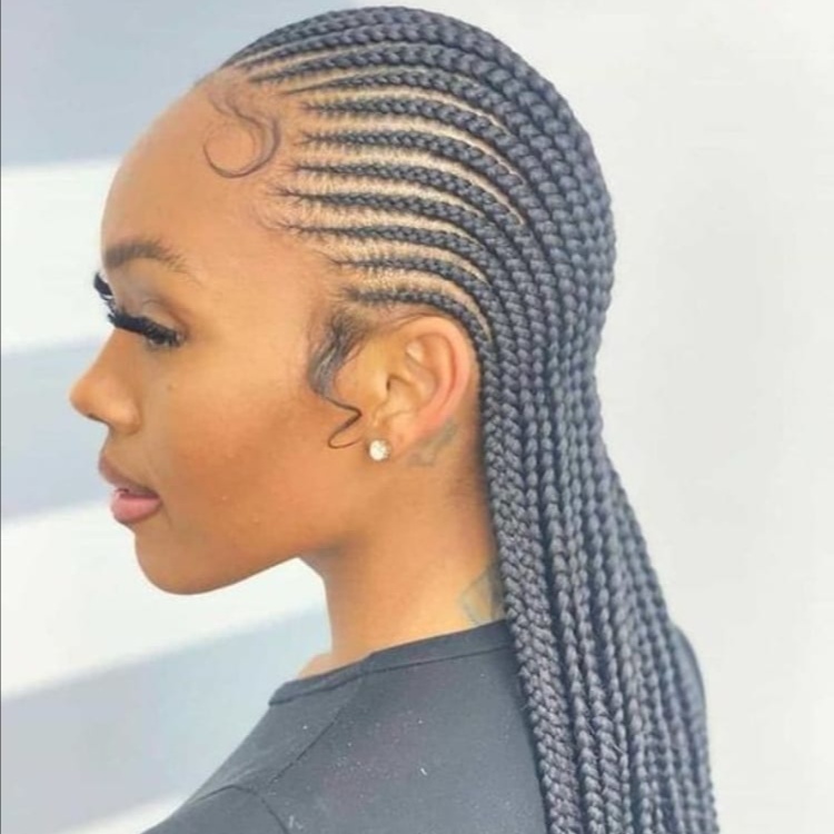 small feed-ins braids at Melissabraid in Chicago, IL