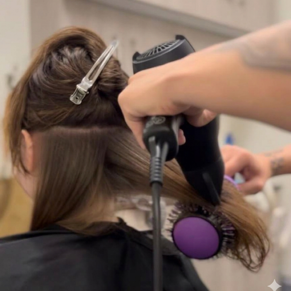 Blowdry at Gentle Roots in Phoenixville, PA