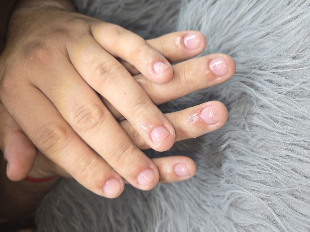 Clear Gel Manicure at Nails & Coffee in Clermont, FL