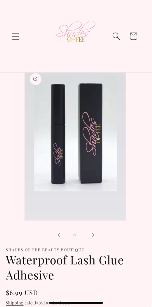 Super Hold Lash Bonging Glue at Shades Of Fee Beauty Boutique in Baltimore, MD