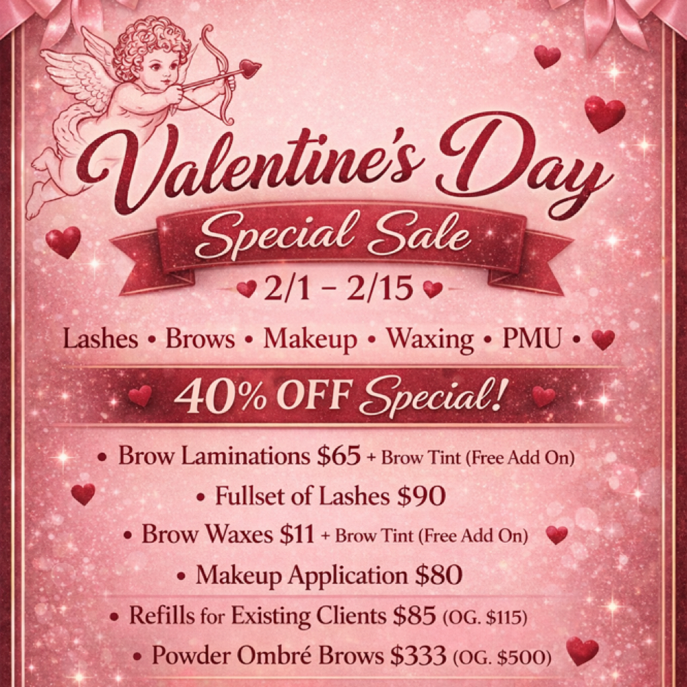 ✍️ SPMU Brows•V-Day Sale
