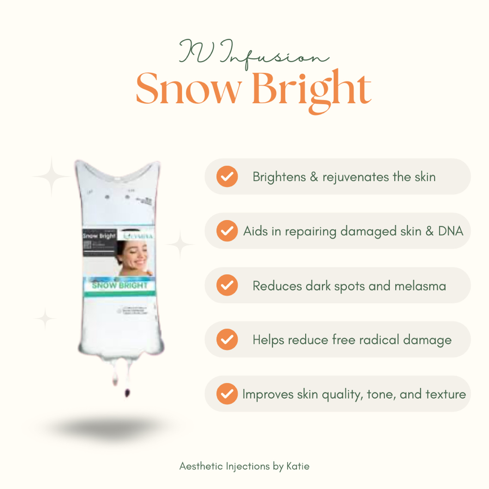 Snow Bright Beauty IV Infusion at Aesthetic Injections by Katie in West Plains, MO