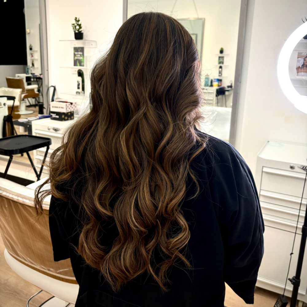 Blowout + Hot Tool at Maya Sol Hair Studio in San Antonio, TX
