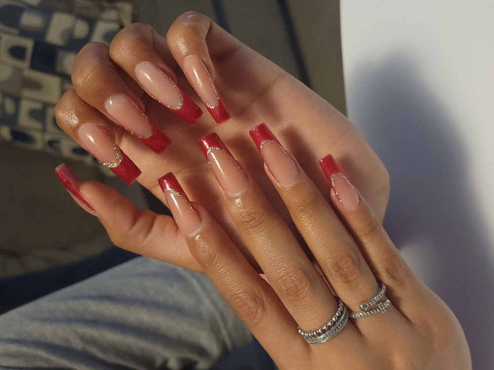 Long Acrylic Nails at Lux Beauty Bar in Nacogdoches, TX