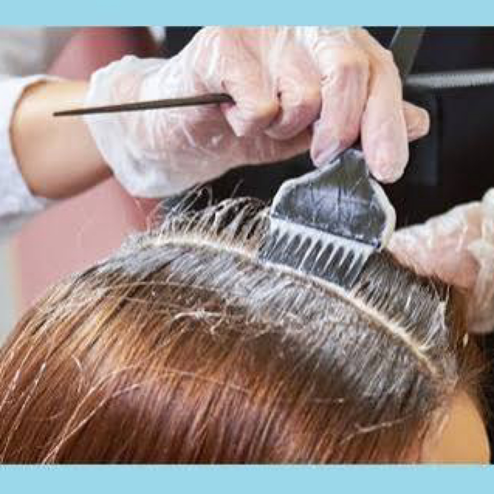 Root Retouch color long at Risher Hair Salon in Tyler, TX