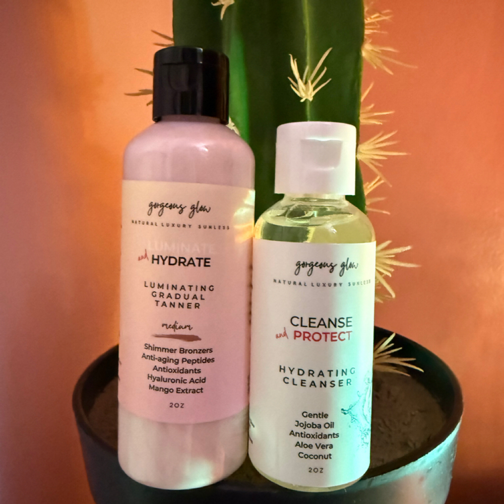 Mini Glow Kit Body wash + Tanner at Gorgeous Glow I  Luxury Custom Airbrush Tans in Aurora, CO