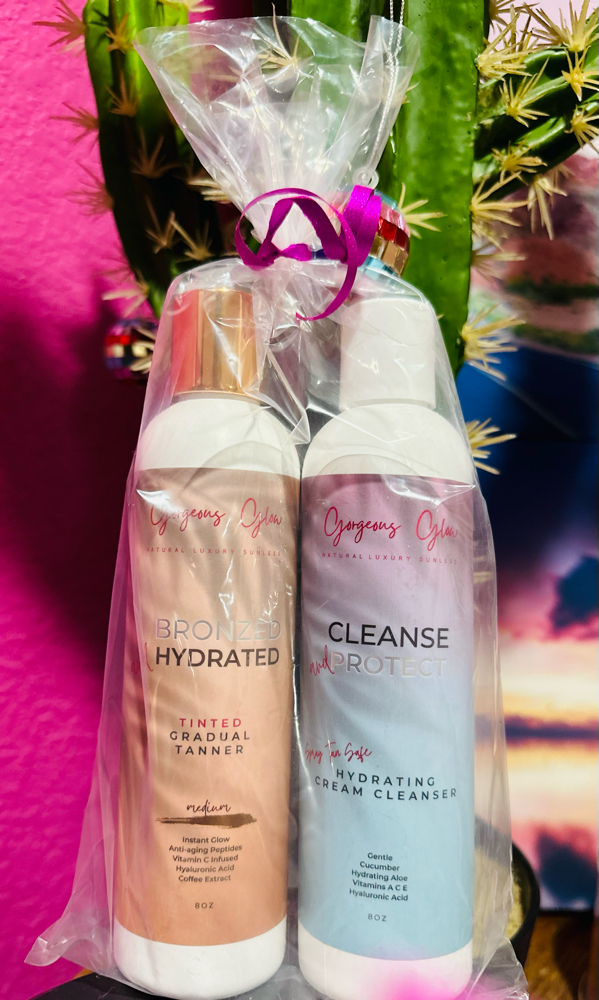 Mini Glow Kit Body wash + Tanner