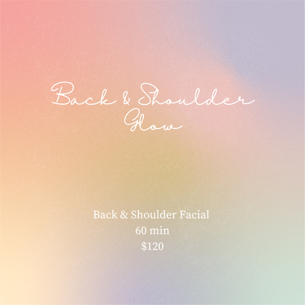 Back & Shoulder Glow at Shaded Esthetics in Bay Village, OH