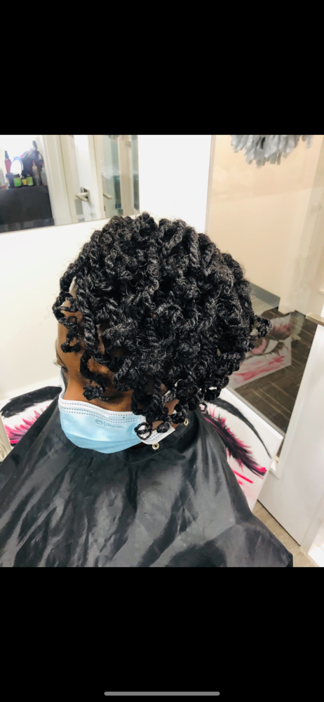 Two Strand Twists w/ Curls at ChariseRenee’J Hands of A Goddess in Kettering, MD