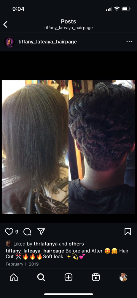 Women's Hair Cut😍🔥 at Queen Of The Crown in Charlotte, NC
