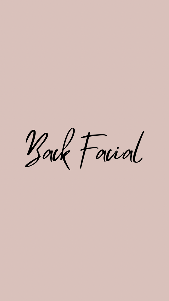 Back Facial