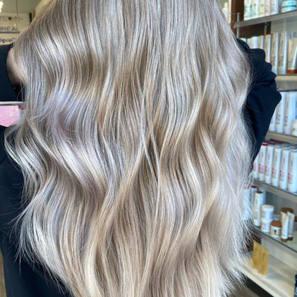 Root Color, Glaze, Haircut& Blowdry at Salon CC in Peabody, MA