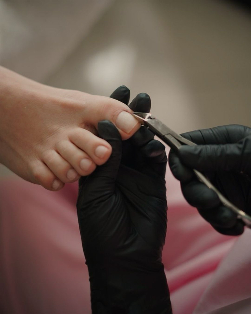 Basic cleanup pedicure