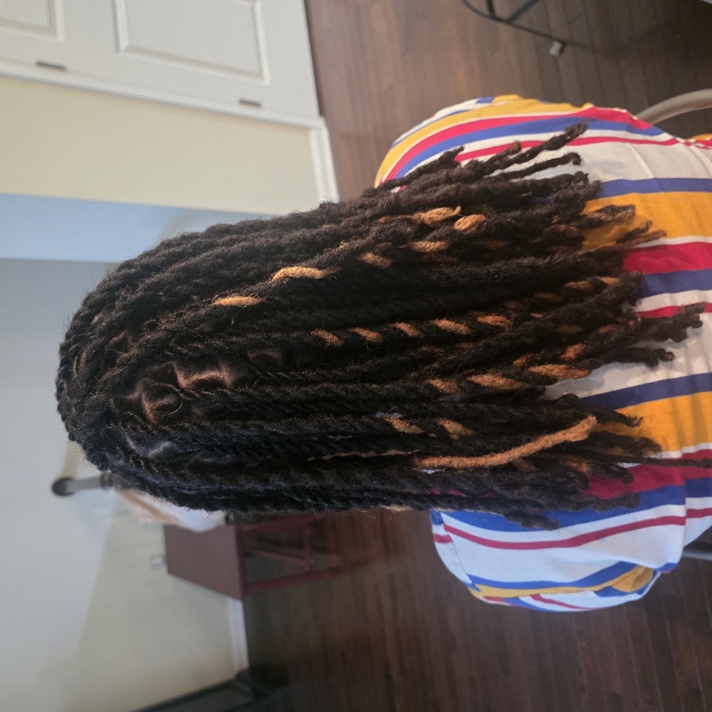 Traditional Loc Retwist at Blessed Images in Nashville, TN
