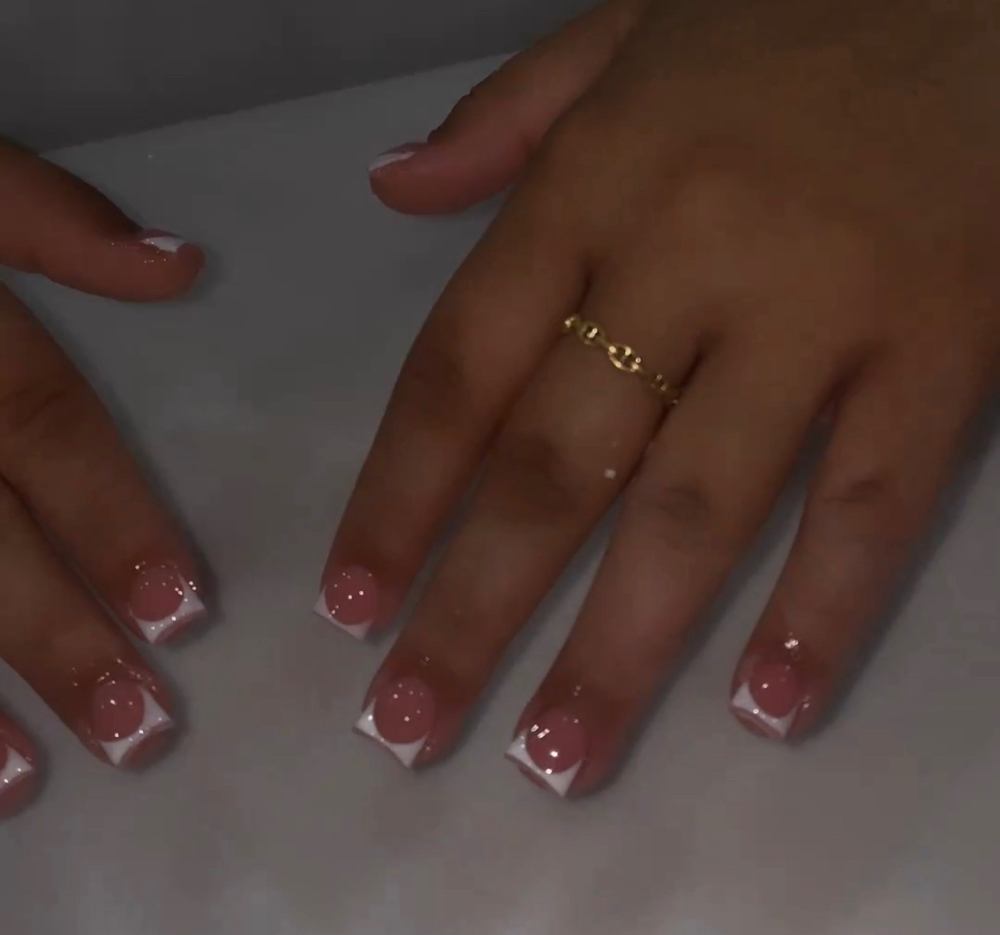 Natural Gel French Overlay (No Tip)