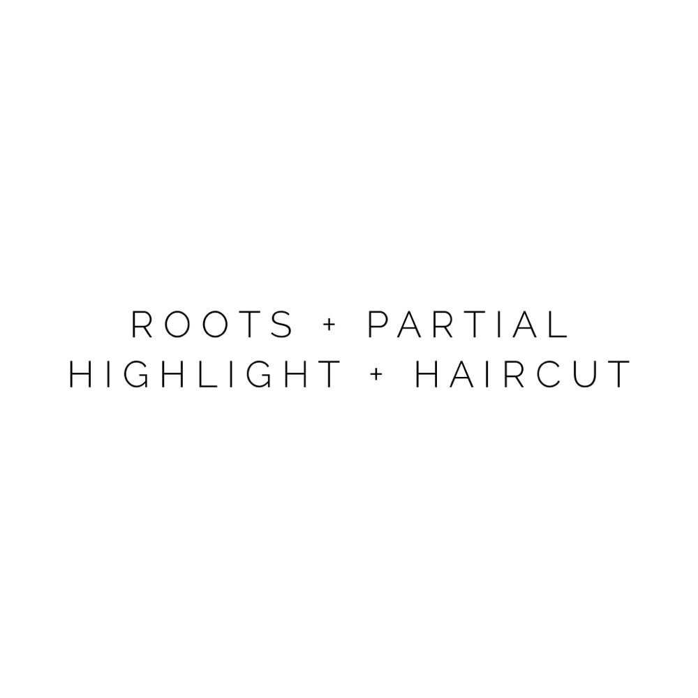 Roots & Partial Highlight + Haircut