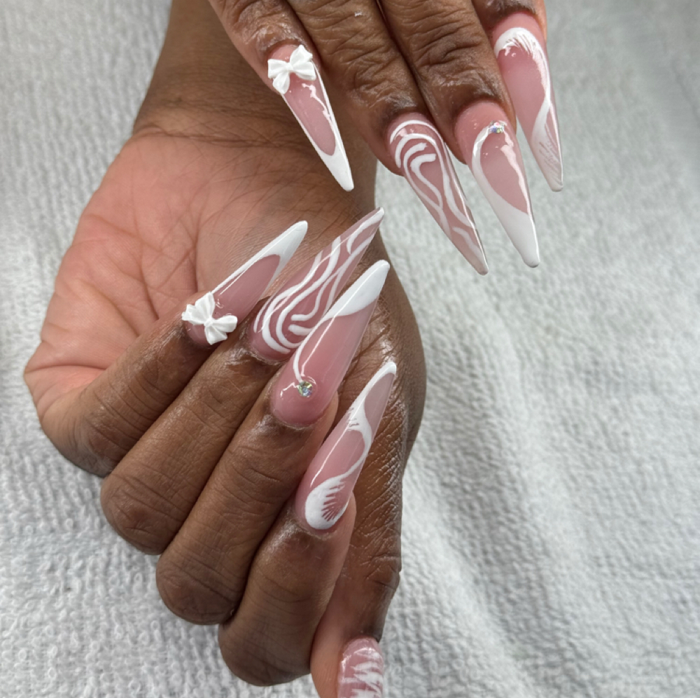 XXLong Acrylic Set at Dee Did’em in Kinston, NC