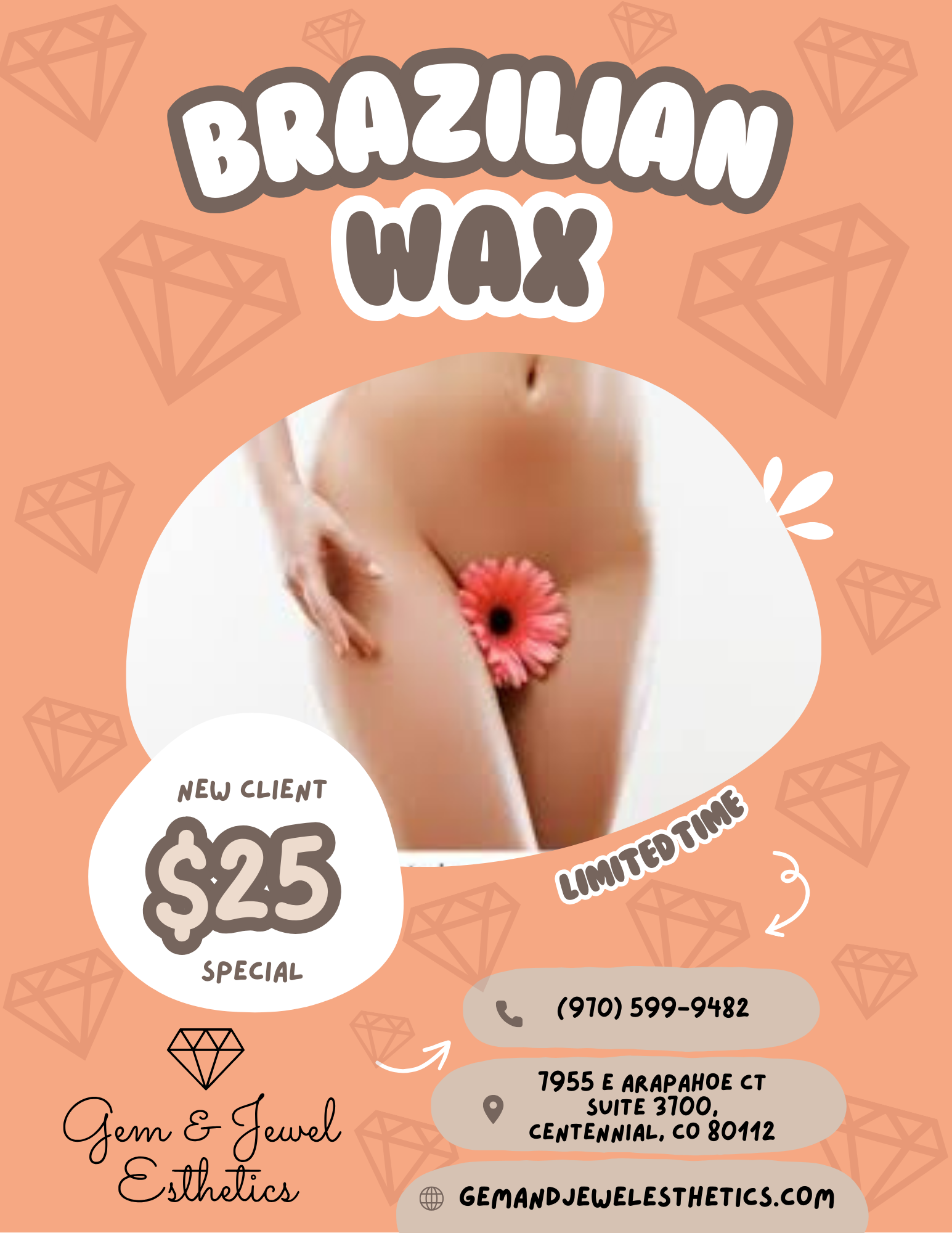 Sale- Brazilian Wax $25