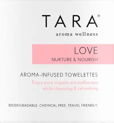 Tara 3-Pack Towelettes - Love