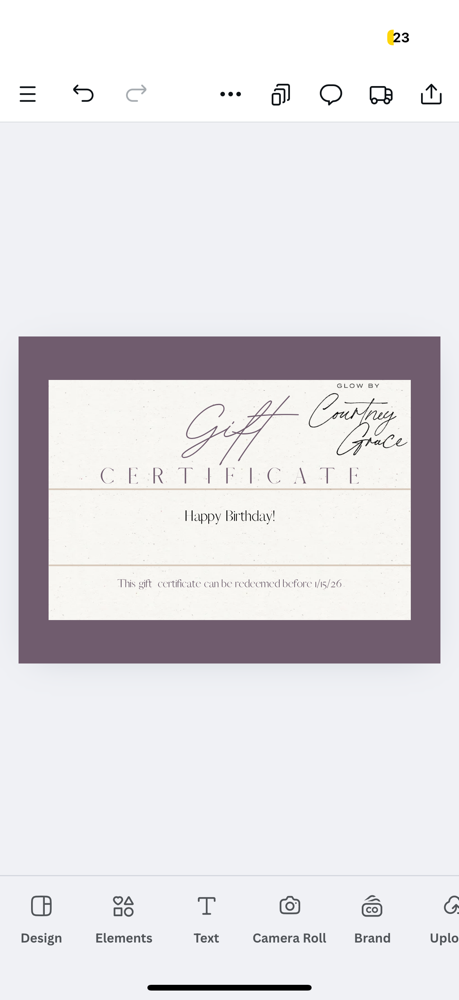 Gift Certificate- Prepaid Package