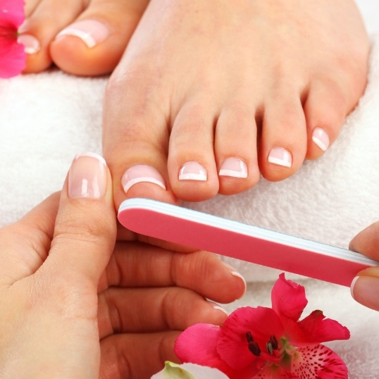 Gel Pedicure at The Last Nail Bender in Cape Coral, FL