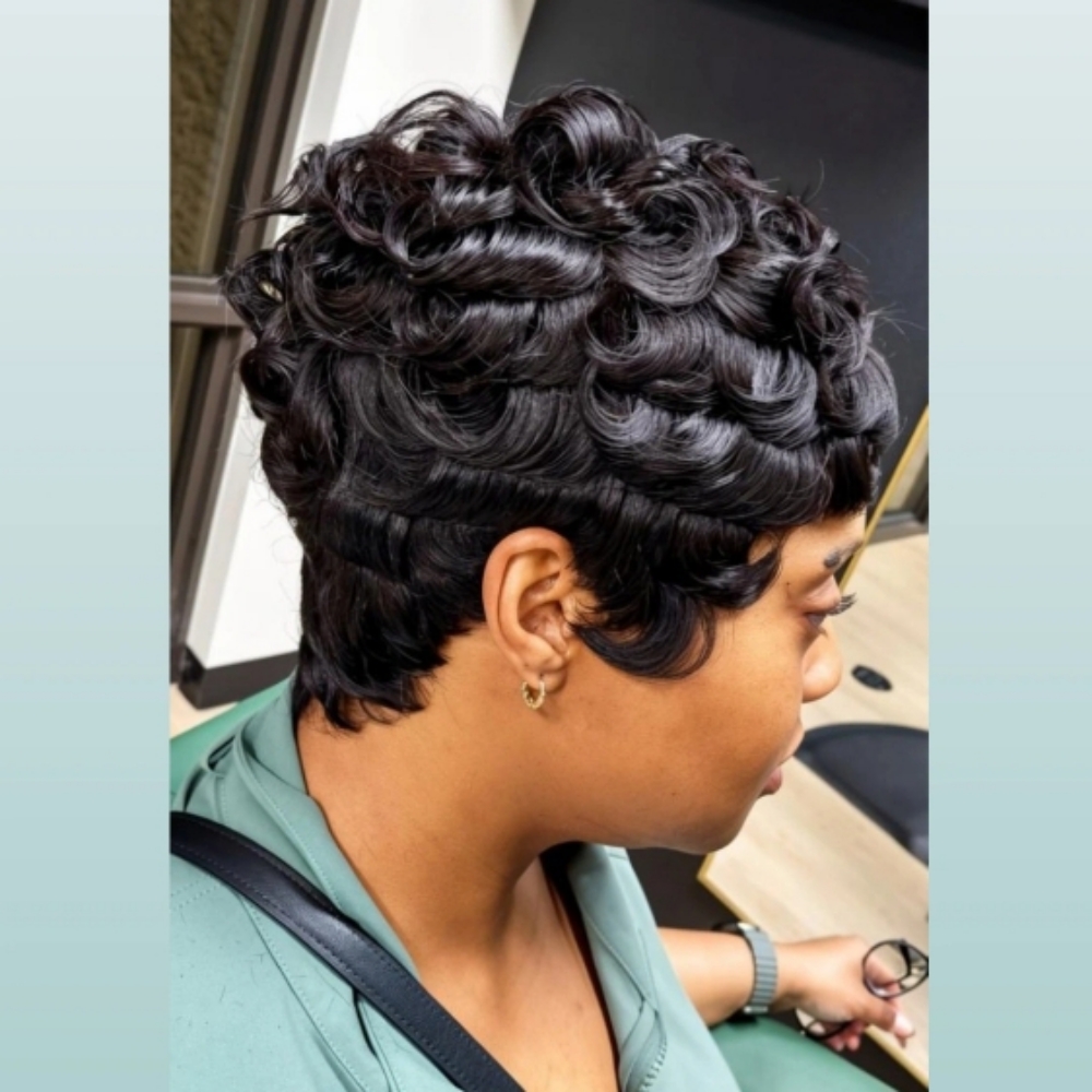 Pixie Quick Weave at Hair Priority in Las Vegas, NV