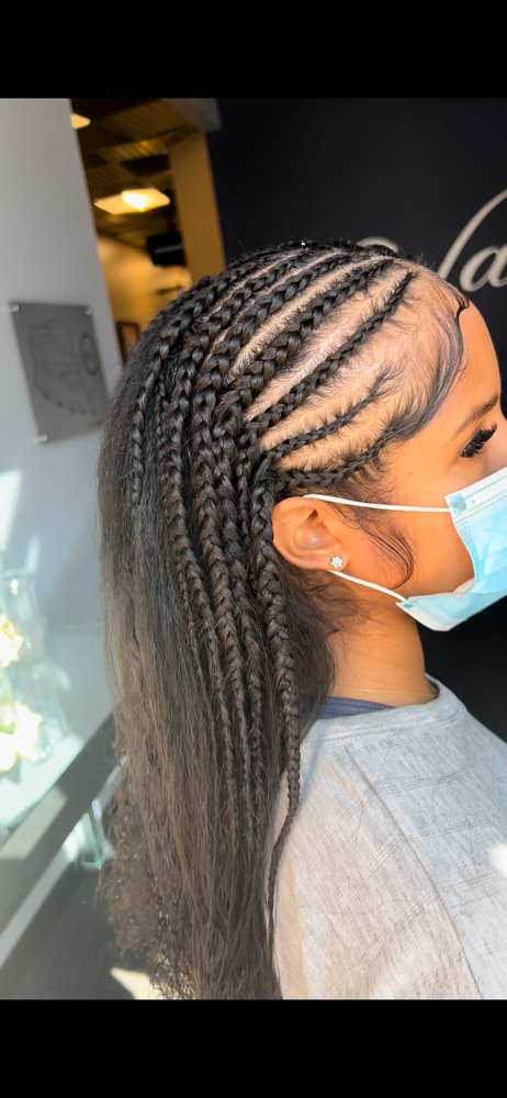 Cornrows W/ Weave