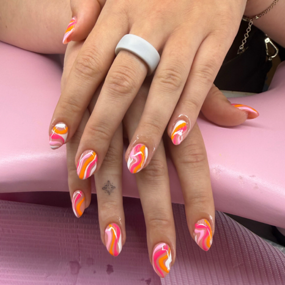 Builder Gel Manicure at Pinky Promise Nail Studio in Royal Oak, MI