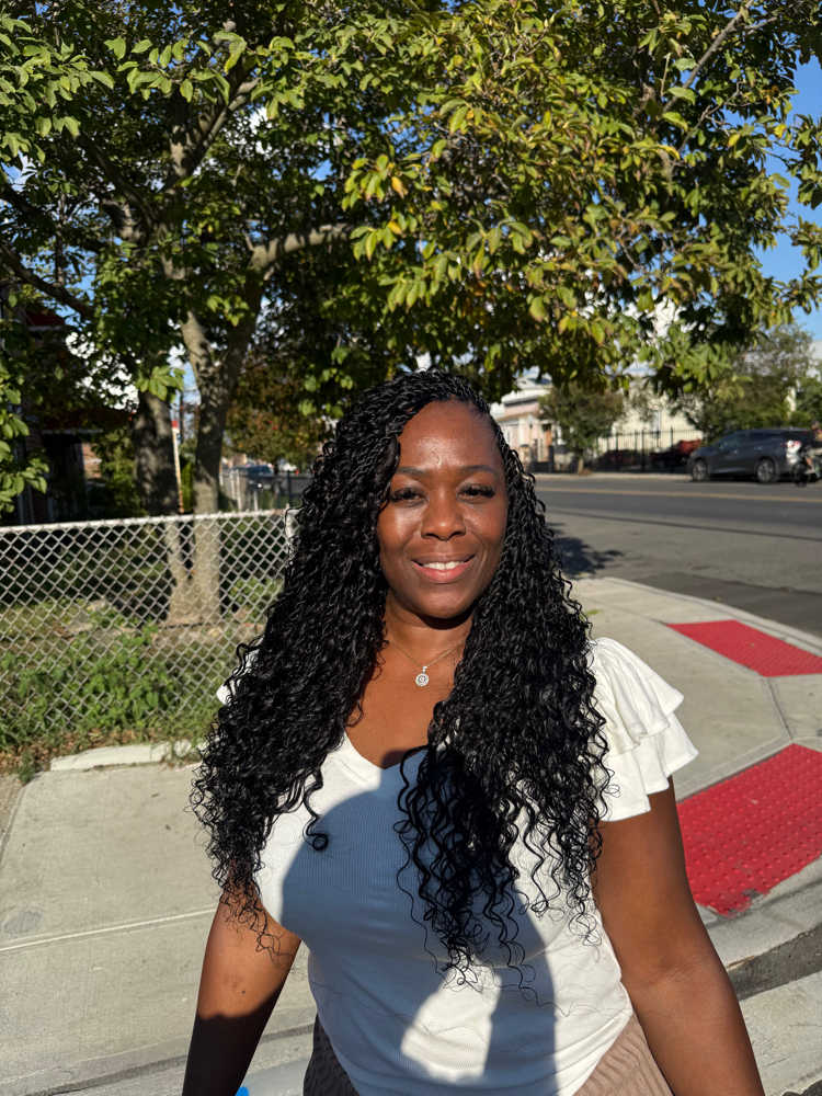 Small Island Twists Mid Back at Tea's Hair Styling Box in Brooklyn, NY