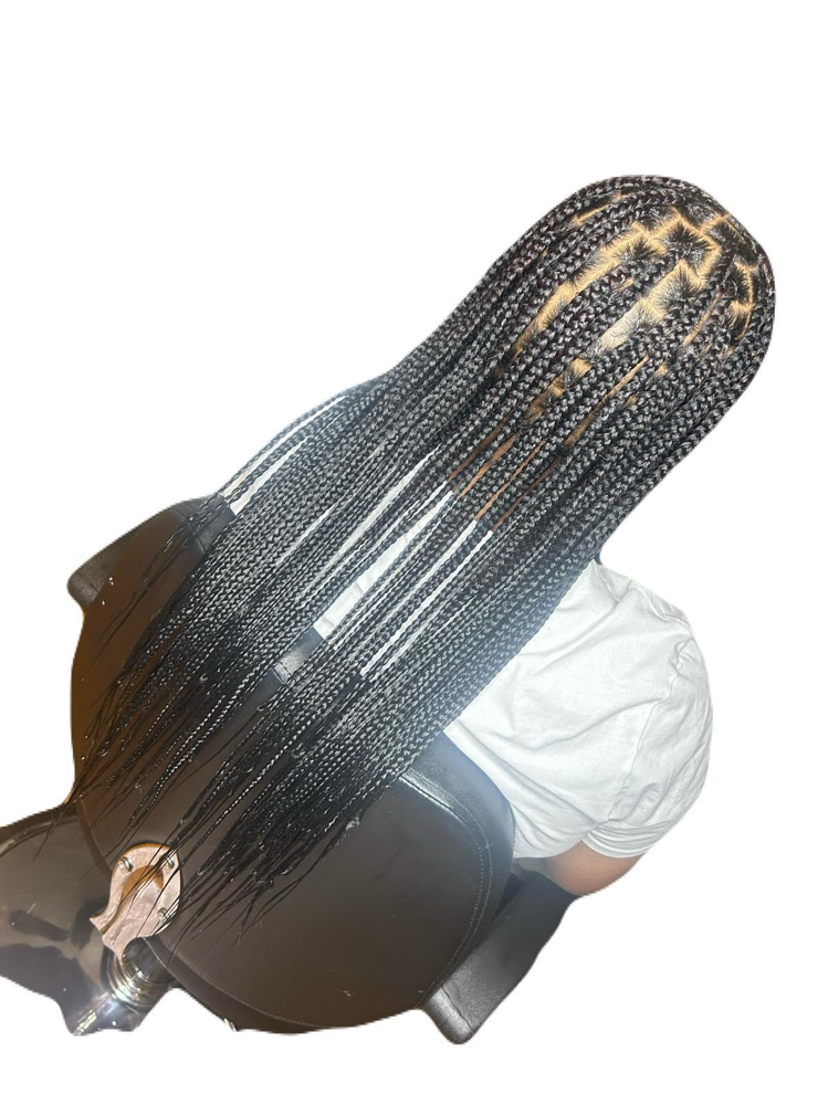 Medium Knotless Braids