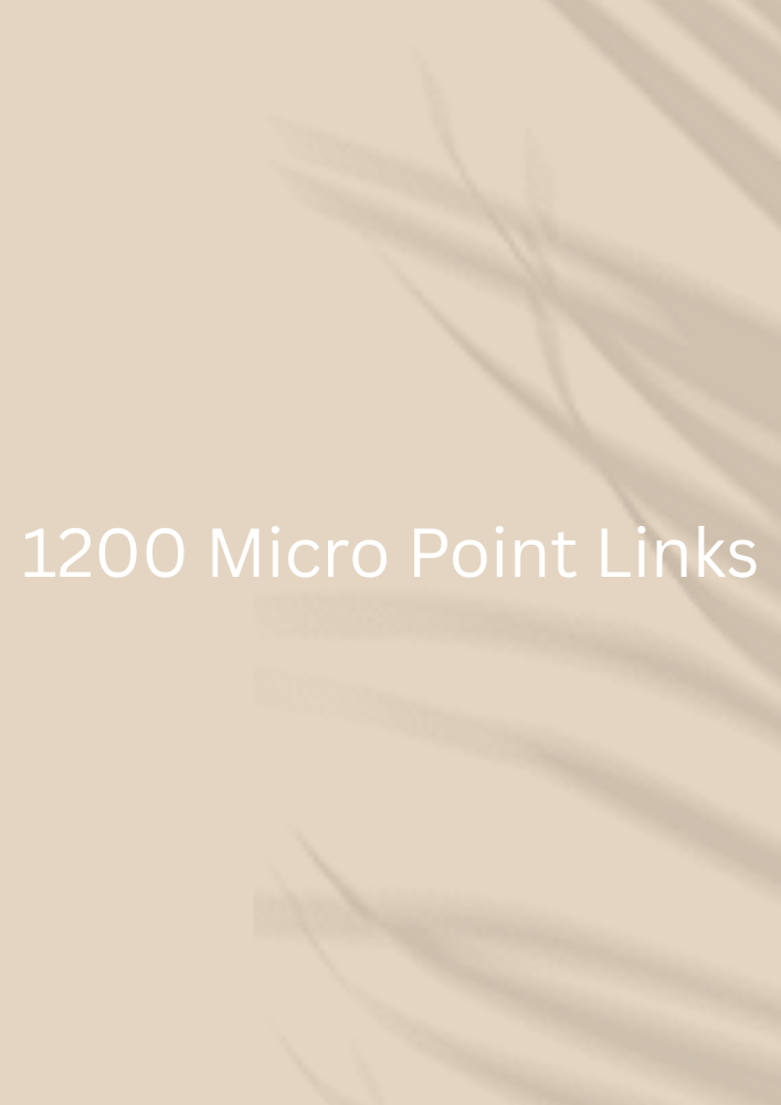 1200 Micro Point Links