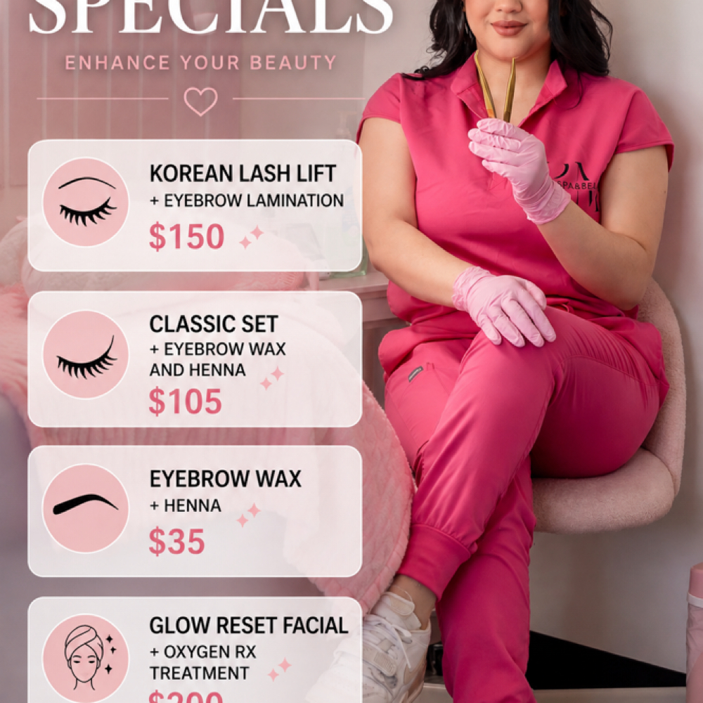 Classic Set + Brow Wax. Henna at Kimspa&beauty in Dallas, TX