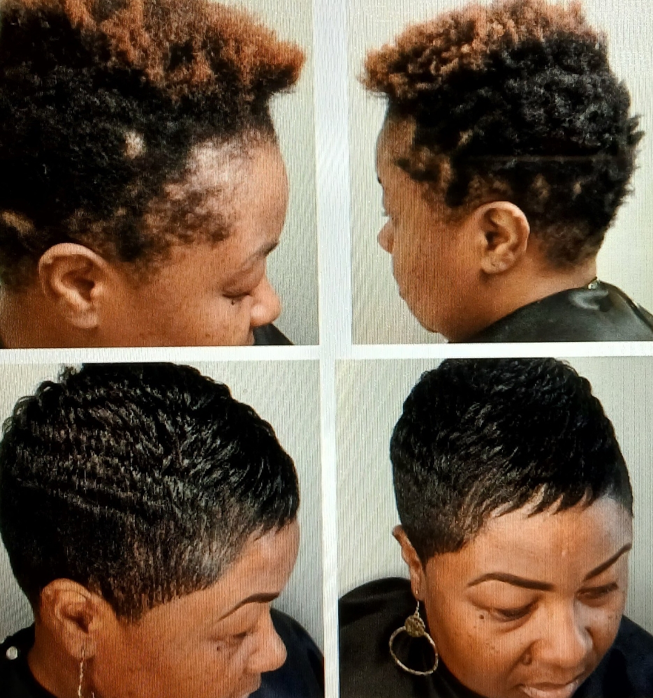Mold & Style Short Hair