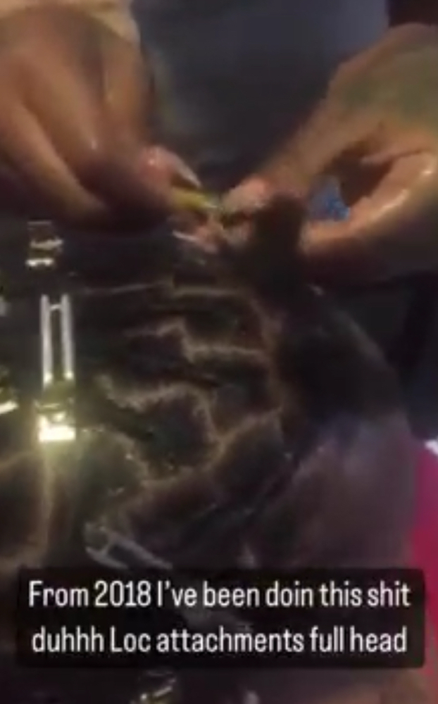 Loc Attachment On Full Head