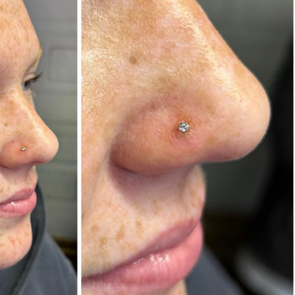 Nostril (nose) 14+ at Wildflower Piercing Company in Alturas, CA