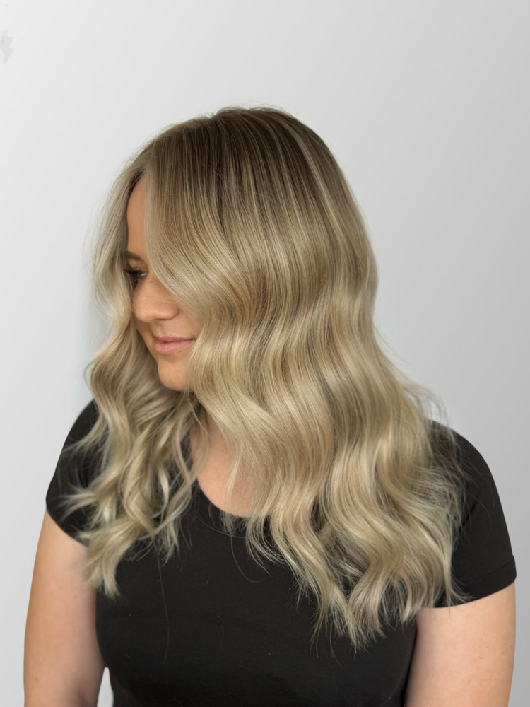 Dimensional Full Blonding Balayage