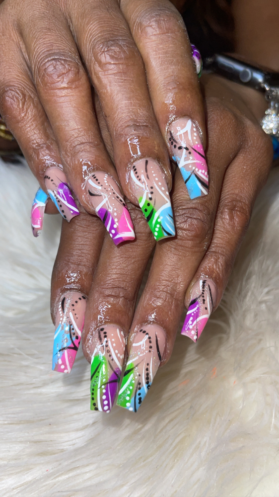 Designs at Katie’s Nailz in Fayetteville, NC