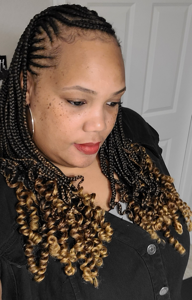 Fulani with Knotless/or Twist