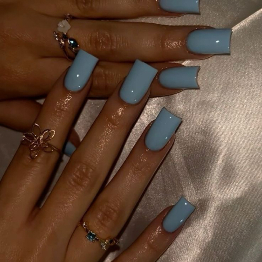 Short-Medium Full Set (NO ART) at Tabby's Nail cabby in lakewood, OH