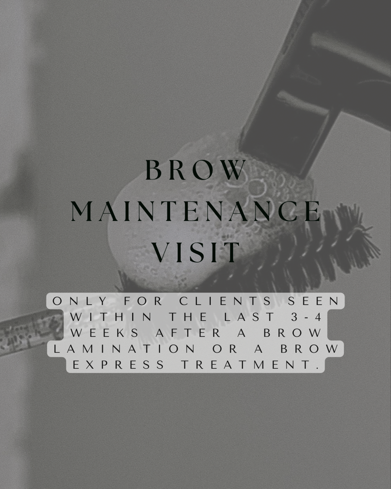 Brow Maintenance Visit