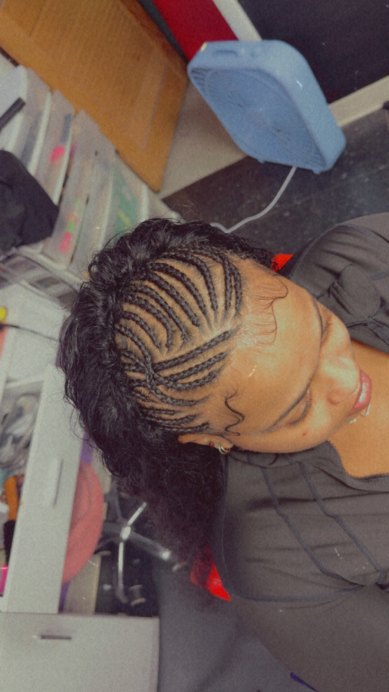 Fulani Braids With Bundles at Last Minute Beauty Salon in Beckley, WV