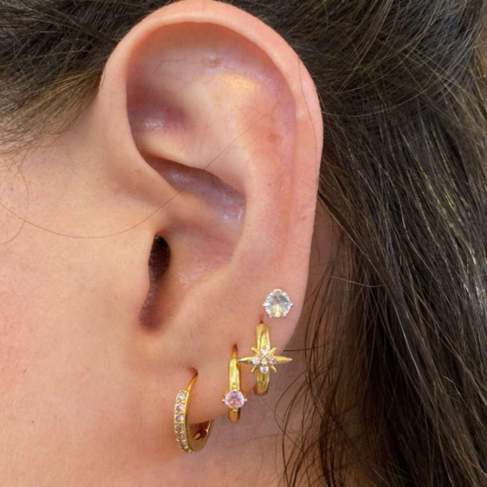 Piercing detail at Angels by Manu