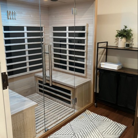 Sauna at Space Bodywork in Asheville, NC